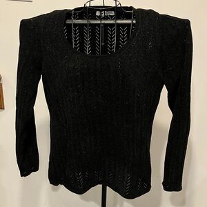 White House Black Market Classic Black Sweater